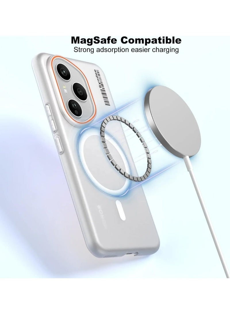 سيندي جراب هاتف محمول شفاف غير لامع مقاوم للاصفرار، بغطاء كامل، مصنوع من البولي كربونات، بلون رمادي دخاني، مناسب لهاتف Honor 400 Pro 5G. - Image 4